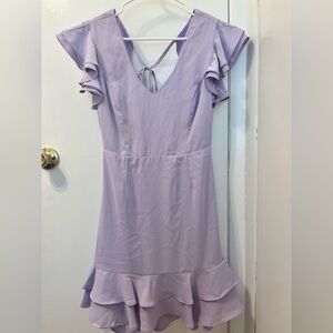 purple mini dress from boutique, only worn once